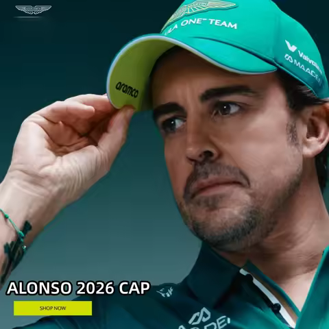 Aston Martin Team 2026 Fernando Alonso Baseball Cap Green/Yellow Men and Women Fans Supporters Baseb
