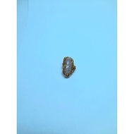 Rose quarts chip wire wrap pendant