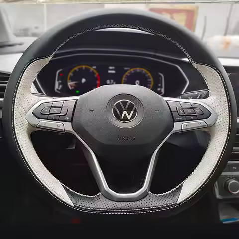 Leather for Volkswagen VW ID3 ID4 Crozz ID6 Crozz X Teramont Beetle Golf 8 7 CC Talagon Diy Hand Sew