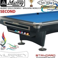 Ready..!! Second Murrey Gold Crown V Std 9 Ft Pool Table - Meja Billiard Bekas