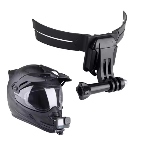 Motorcycle Helmet Chin Stand Mount Holder for GoPro Hero 11 Black 10 9 8 7 Full Face Holder for Yi D