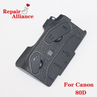 ใหม่เดิมด้านซ้าย USB HDMI If อินเตอร์เฟซยางฝาครอบอะไหล่ซ่อมสำหรับ Canon EOS 80d SLR (ด้วยกาว)