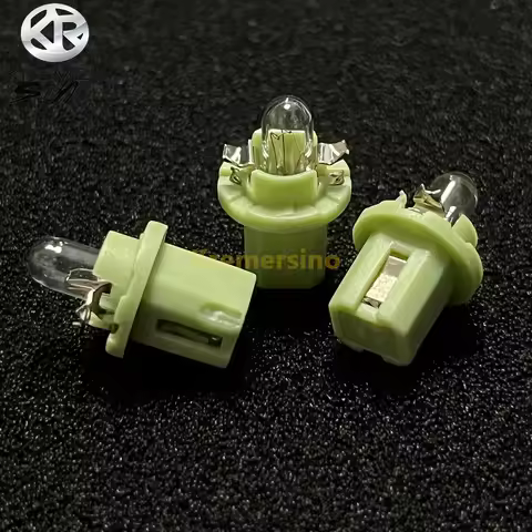 10 Pieces 12V 2W BAX Green BX8.5d Bulbs Lamps for Audi Mercedes Benz BMW Opel Volvo Dashboard Instru