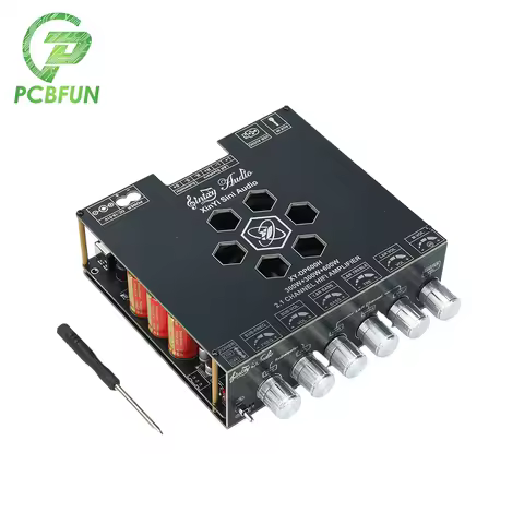 Dual TPA3255 Digital Audio Power Amp Module 2.1 Subwoofer Amplifier 600W Bluetooth U Disk Lossless P