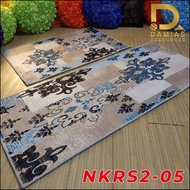 Karpet Dapur High Quality Anti Slip Rug 3D (SET 2in1) 50x120cm dan 80x 50cm