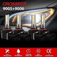 4Pcs 240W High Low Beam 9005 9006 HB3 HB4 40000LM Car LED Headlight Bulb Turbo CSP Chip 6000K White 
