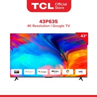 TCL 43 Inch 4k Smart Google TV - 43p635 (HDr, Voice control, Netflix, Youtube, Chromecast, Dolby)