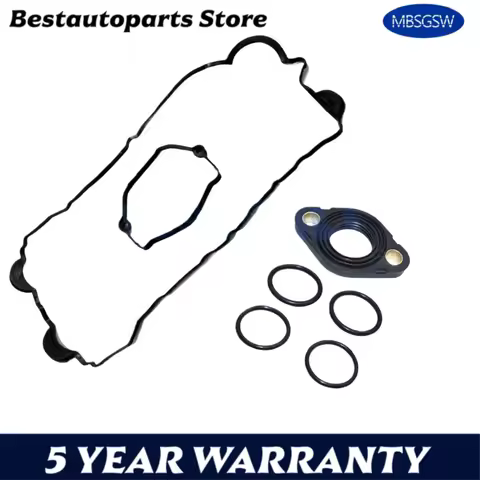 AUTO Engine Valve Cover Gasket Set For BMW 1 3 5 X1 X3 Z4 2.0L L4 GAS 2.0T N46B20 N42B20 2001-2015
