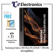 Samsung Galaxy Tab S8 Ultra 5G | Free Tempered Glass &amp; Samsung 3.5mm Earphones | Brand New Local Set - T2 Electronics