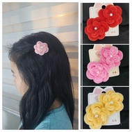 Hair Clip Rose Flower Handmade Fuzzy Wire Pearl - Pipe Cleaner Hairpin Cute Aesthetic Y2K (Set)