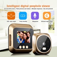 Vieline-Doorbell Door Viewer Camera Door Peephole Door Camera Doorbell With Wireless Monitor Live View Available Digital Night Vision Photo Shooting Digital Door Monitoring For Home Security (ไม่มี Batte-Ry)