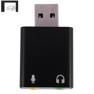 7.1-Channel Aluminum Alloy Usb Sound Card Computer External Sound Card Usb7.1 Sound Card Analog Soun