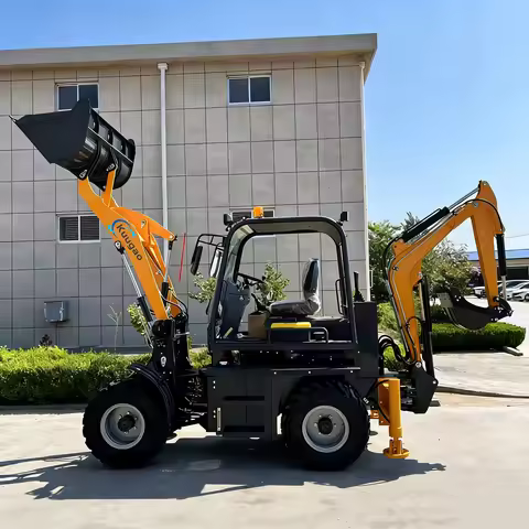 Backhoe Loader Free Shipping Excavators Machine Digger Front Loader 3 Ton Mini Excavator Bagger Gard