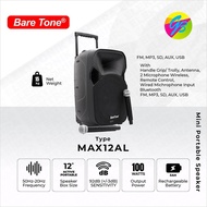SPEAKER AKTIF PORTABLE BARETONE 12 INCH ORIGINAL SOUND MAX12AL