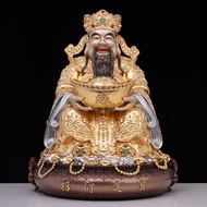 Taiwan Buddha Statue God Statue Artificial Cloisonne Gilded Treasure Buddha Statue Home Shop Opening Gifts