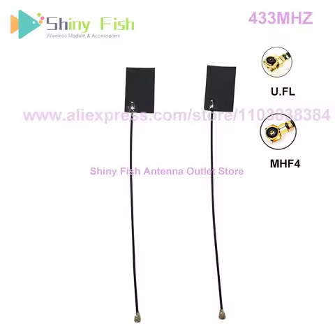 Free Ship 2Pcs 433MHz LoRa Antenna Built-in FPC Circuit Board 27*17mm Amplifier RF Transmitter Modul