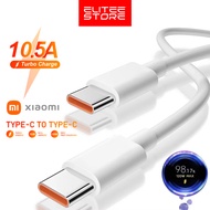 EST Xiaomi Type C to Type C Data Cable 120W 10.5A Turbo Charge Original Fast Charging Type C Cable 7