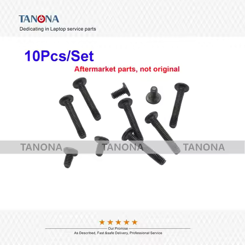 10PCS/set New Screws For Legion 5 Pro-16ACH6H 5 Pro-16ITH6H 5 Pro-16ACH6 Base Cover Bottom Lower Cas