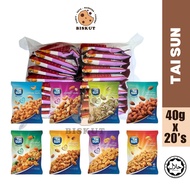 Tai Sun Assorted Snacks 40g x 20’s - Cashew Nuts / Pistachios / Oriental Mix / Peanut