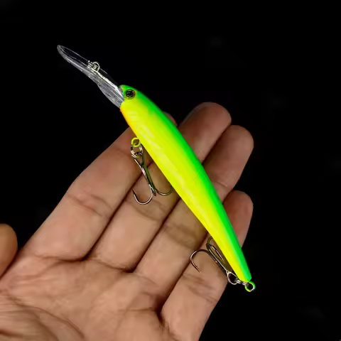 Deep Walleye Trolling Fishing Lure Wobbler Bandit 12.5cm 11g Floating Crankbait Minnow Bass Pike Bai