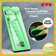 LAYAR [OPPO ALL TYPE] [CLEAR] anti-scratch cellphone screen protector anti-shatter ceramics material