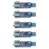 5X Free Driver USB Sound Card CM108 USB Sound Card Chip Blue