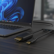 Vention Type-C to HDMI Adapter 4K 30Hz 60Hz Converter for Phone TV USB C to HDMI  Vention penyesuai 