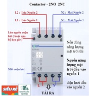 Congactor BOMGI 2NO 2NC 63A - Start used as automatic power transfer ATS 2P 63A