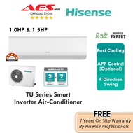 Hisense Aircond Inverter 1.0HP 1.5HP Air Conditioner Aircon Penghawa Dingin Air Cond 1HP Murah 冷气机 冷氣機 TUGS
