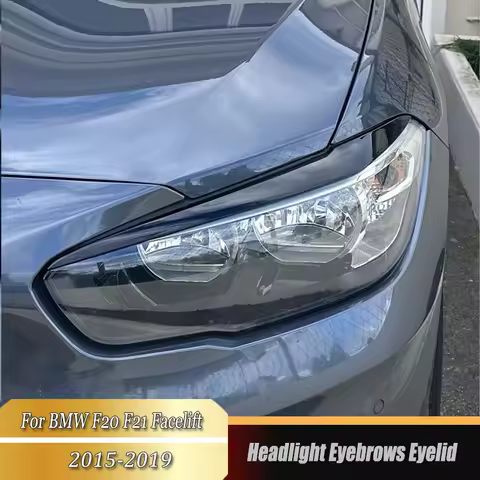 For BMW F20 F21 Facelift 116i 118i 120i 2015-2019 Evil Headlight Eyebrows Eyelid Front Lamp Light Ey