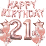 HAPPY BIRTHDAY BALLOON DECORATION SET FOR AGE 60