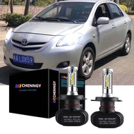 New หลอดไฟหน้า H4 สูงต่ํา สําหรับ Vios 2008 2009 2010 2011 2012 2013 2nd gen 2x