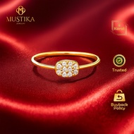 8K Gold Ring 375 Fashion/ [Kirana] Gold JewelryMUSTIKA