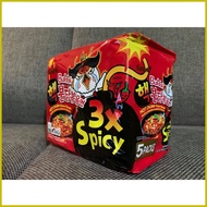 ◵ ❂ ☑ Samyang Super Spicy fire noodles 3X Spicy 140g Family (5pcs in a pack)