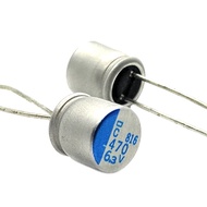 2PCS Solid capacitor 6.3V 470UF SIZE: 8*8mm Computer motherboard capacitor 470UF 6.3V