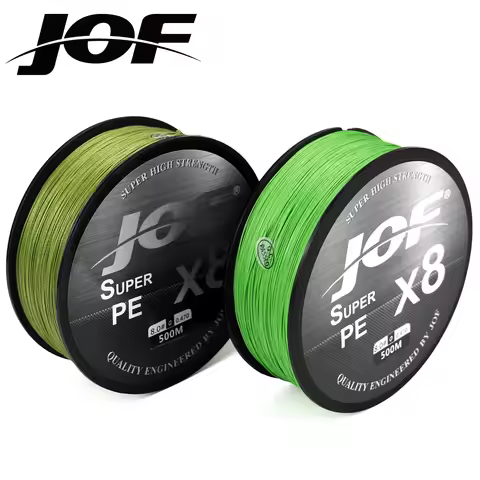 JOF X8 Super Strong 8 Strands Braided Fishing Line 150M 300M 500M Multifilament PE Line 12LBS-100LBS