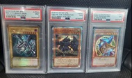 [Sold 2026-08-12][PSA9/評分卡] 遊戲王 黑魔女+巨神兵+真紅眼黑龍