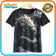 3D Dragon Animal Kids T-Shirt 3D Dragon Dragon Top N3D-11 For Ages 1-12 Years