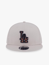 New Era 9FIFTY Thin Metal Infill Logo Los Angeles Dodgers Men's Caps - Stone