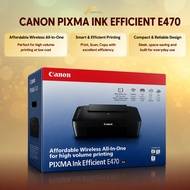 Canon Pixma Ink Efficient E470 Printer ORIGINAL