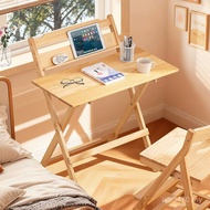 Household Table Small Apartment Children Back Wall Study Solid Wood Desk Bedroom Fold-Free Table Com