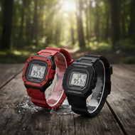 Replacement 18mm Rubber Strap for Casio Models W-218H, F-108, AE1200, AE1300, AE-1500  Tali Getah Ga