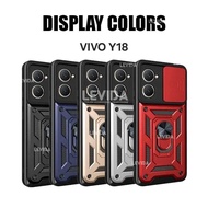 Vivo Y18 4G Case Armor Slide Transformer Slide Camera Protection Vivo Y18 4G