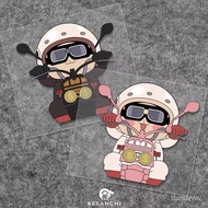 [Preferred Boutique] Yadi Calf Emma Electric Car Xiangqian Chong Locomotive Little Girl Sticker Cute