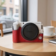 ((Camera Accessories) Canon R50V Protective Case R5 Camera Bag R10 Leather Case R100 Base 200D Secon