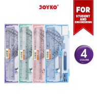 JACKFRUIT MATH SET MS-87 JOYKO Ruler Protractor