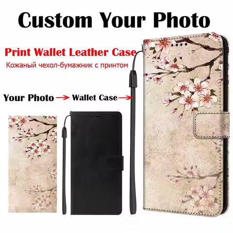 Customized DIY Phone leather Case For Realme 12 Pro 12Pro+ 11 11X 10 10Pro 9Pro 9i 8i 8 7 6pro C55 C