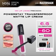 [6.6 Must-Have] Make Over Powerstay Transferproof Matte Lip Cream | Powerful Longlasting |Smudge-res