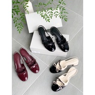 CNK women's slingback shoes with 2 bows - Genuine quality