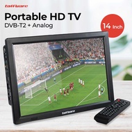 Portable HD TV Monitor 14 Inch DVB-T2 Analog